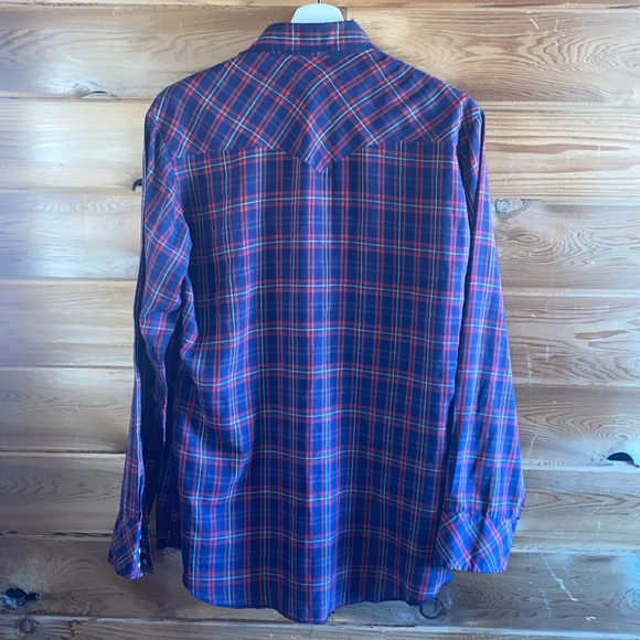 VINTAGE WRANGLER PEARL SNAP SHIRT - Picture 4 of 6